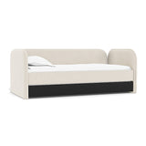 Black Heathered Trundle Fabric (Performance Heathered)