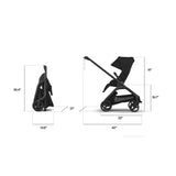 Bugaboo Dragonfly Plus seat stroller detail