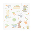 Cute bunny stickers in a garden theme, perfect for kids’ crafts and decoration