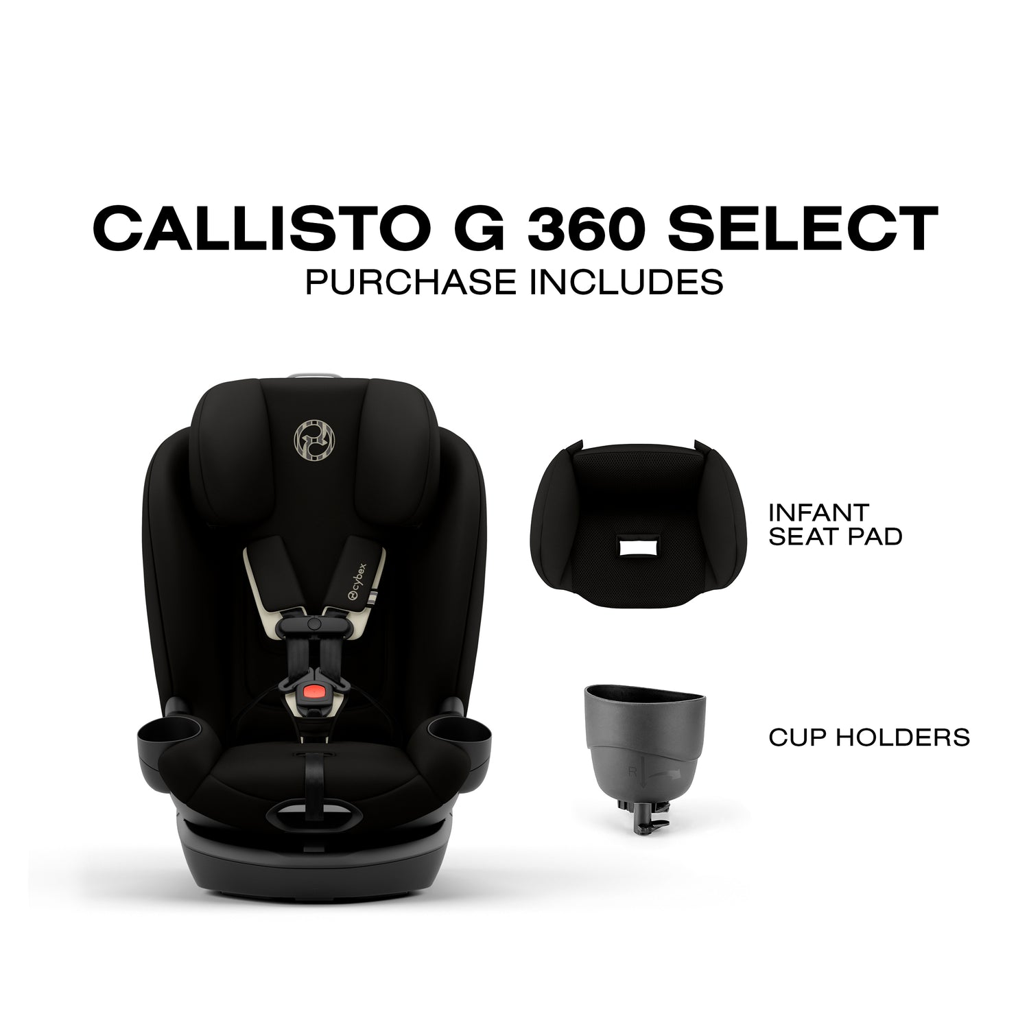 New! Callisto G 360 Select All-in-One Rotating Car Seat