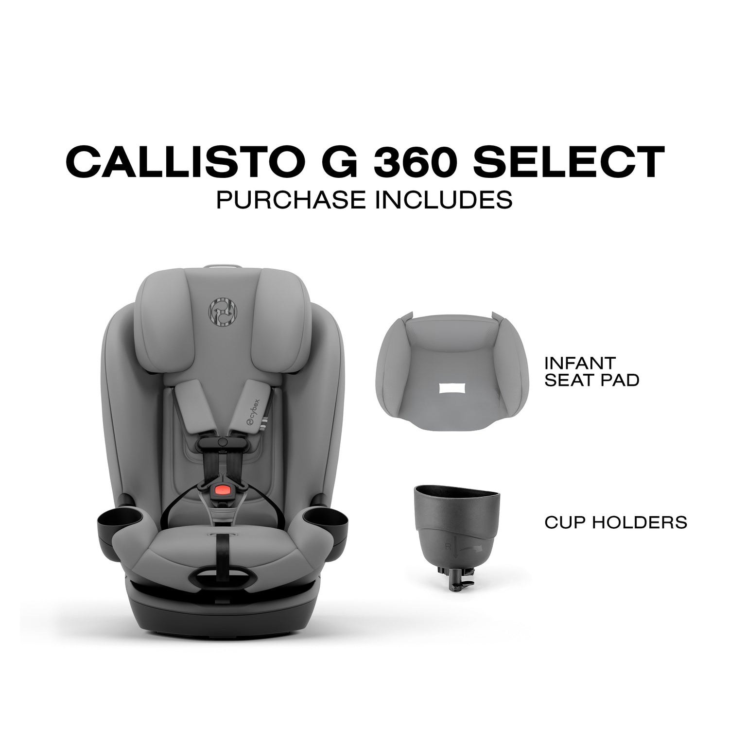 New! Callisto G 360 Select All-in-One Rotating Car Seat