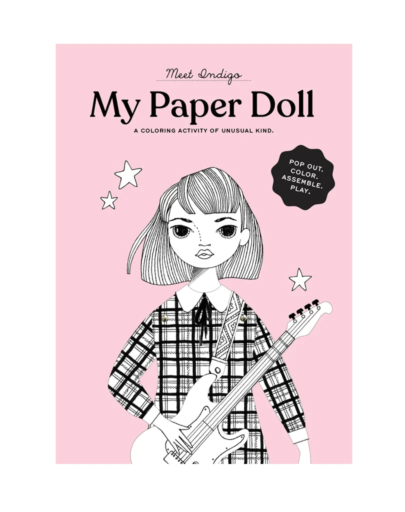 INDIGO COLORING PAPER DOLL KIT