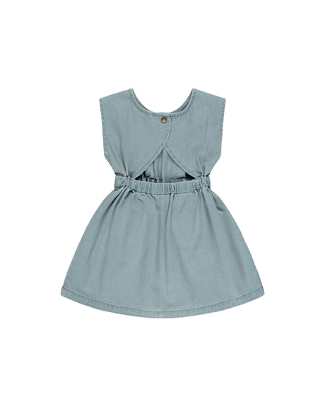DENIM MINI DRESS || OCEAN