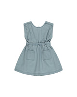 DENIM MINI DRESS || OCEAN