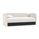 Deep Navy Trundle Fabric (Performance Heathered)