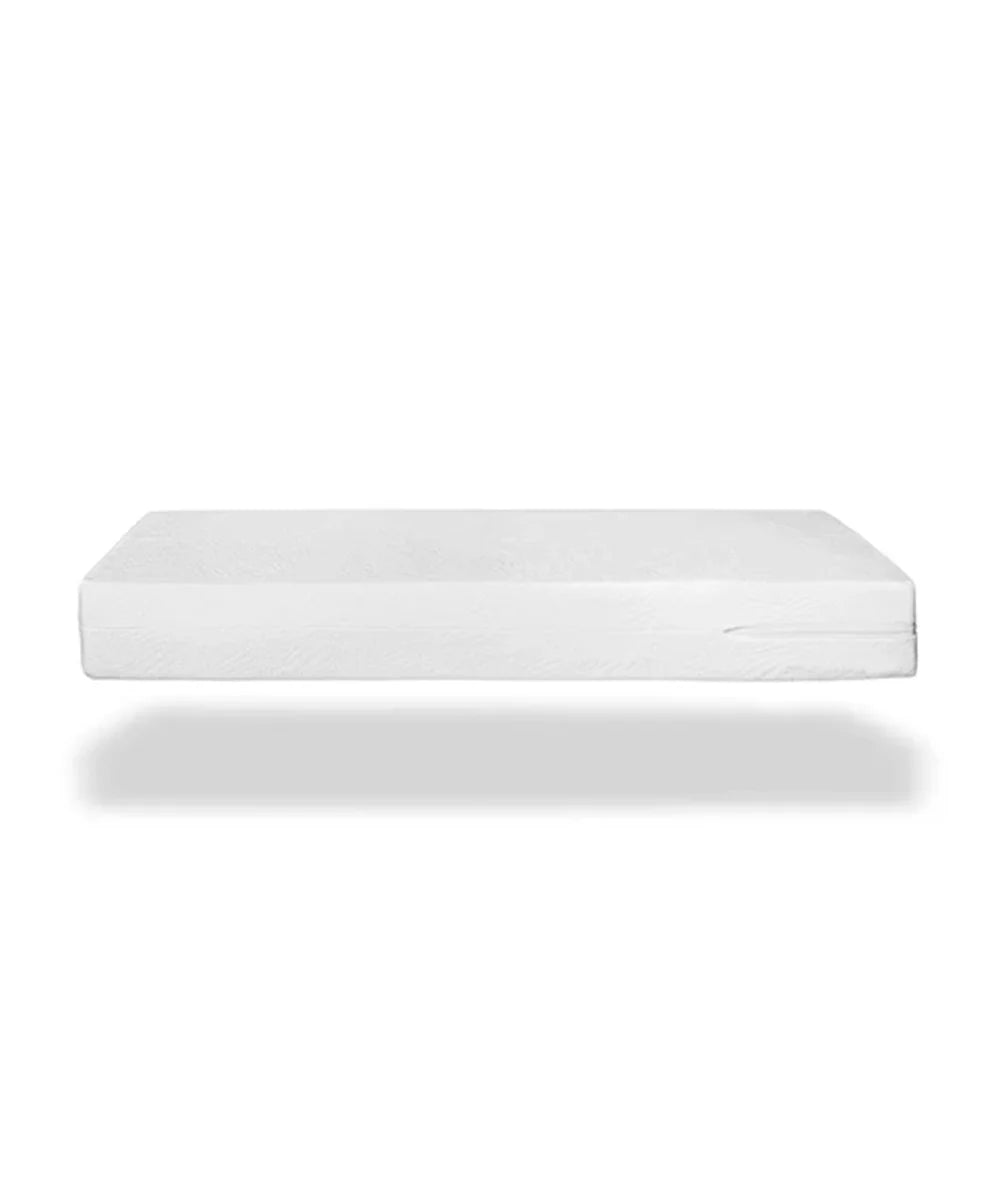 Dual-firm crib mattress with a firm side for infants and a softer side for toddlers