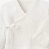 Organic Cotton Pointelle 3 Pc Preemie Layette Set w. Gift Box