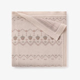 Acorn Fairisle Knit Baby Blanket