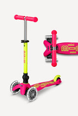 Micro Kickboard Mini Delux LED Foldable Scooter