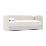 Fog Grey Trundle Fabric (Performance Heathered)