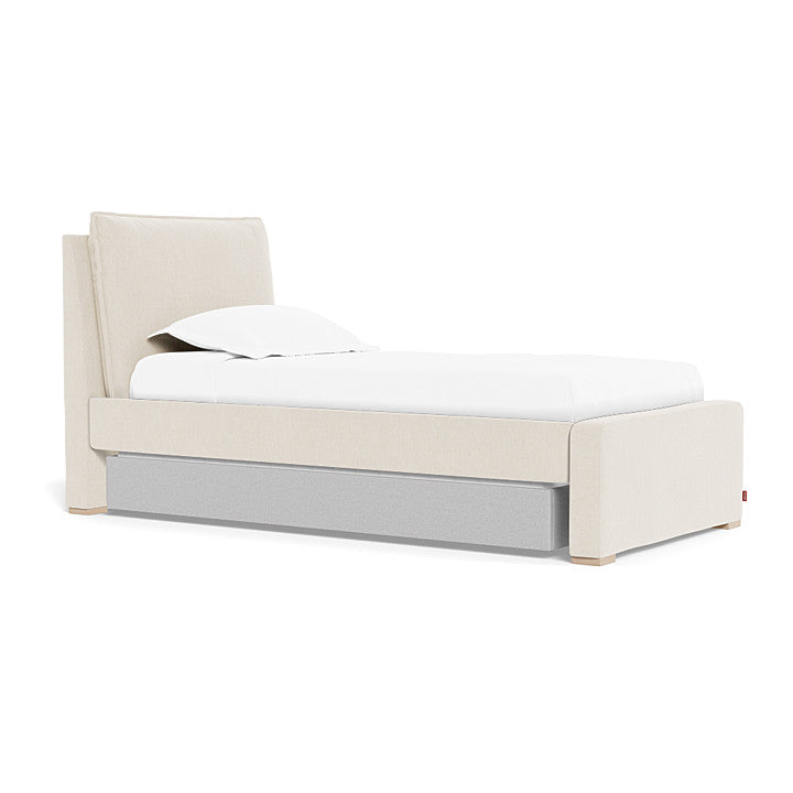 Fog Grey Trundle Fabric (Performance Heathered)