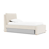 Fog Grey Trundle Fabric (Performance Heathered)