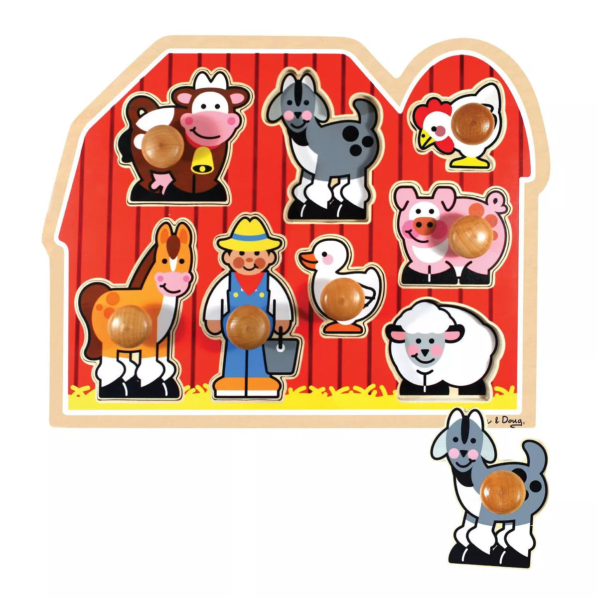 Large Farm Jumbo Knob Puzzle - 8 pieces