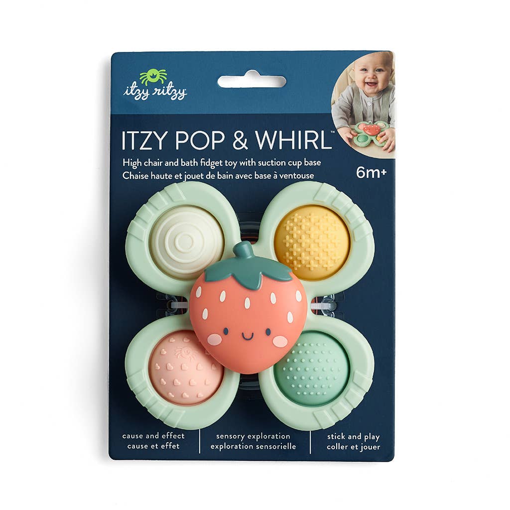Itzy Pop & Whirl, a new bath and travel toy for babies