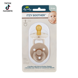 Itzy Soother natural rubber pacifier sets in new size