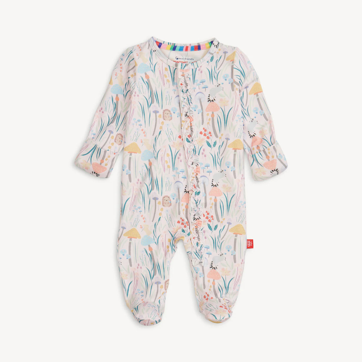 SHROOM AND BLOOM MODAL FOOTIE W/ RUFF