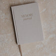  Neutral-toned fabric journal, simple and elegant, perfect for home decor