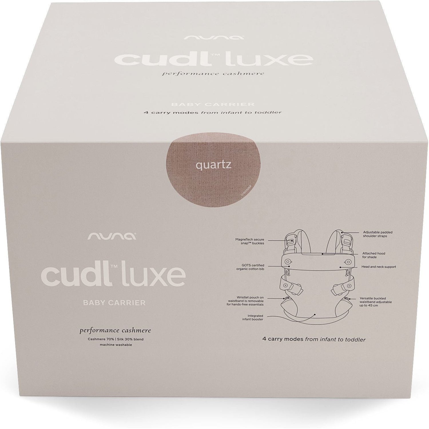 New! Nuna CUDL LUXE Baby Carrier