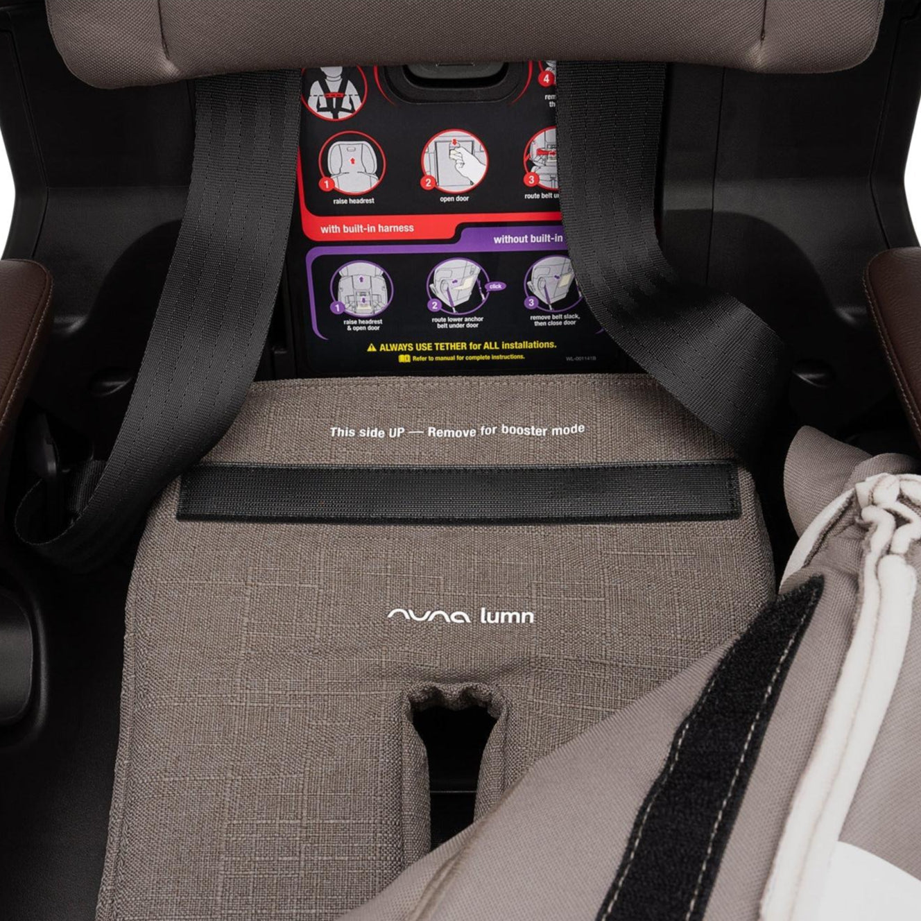 New! Nuna LUMN Harness Booster Seat