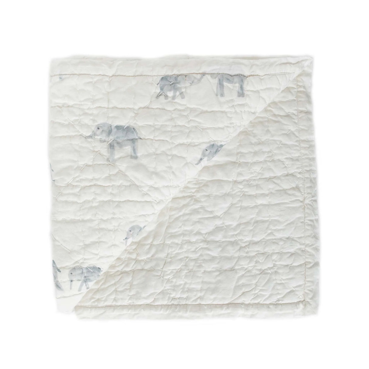  Pehr baby blanket with cute elephant design, soft and cozy for swaddling and comforting babies

