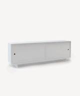 Perch full-size console table with modern design, perfect for nursery or entryway storage