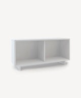 Perch twin-size wall shelf with sleek modern design, perfect for organizing books and toys in kids' rooms