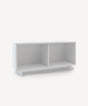 Perch twin-size wall shelf with sleek modern design, perfect for organizing books and toys in kids' rooms