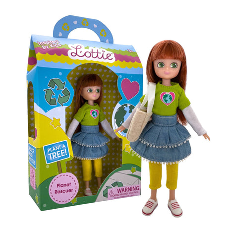 Planet Rescuer plush toy for kids, soft eco-hero companion inspires environmental protection through imaginative play.