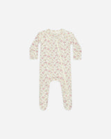 Bamboo Zip Footie || Bloom