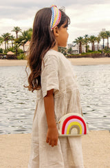 Ric Rac Rainbow Knotted Headband