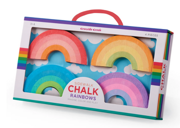 Rainbow-colored chalk set with 24 vibrant, non-toxic sticks. Washable for easy cleanup, perfect for sidewalk art and kids’ creativity (ages 3+).