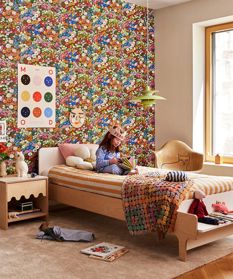 River twin bed with a sleek, modern design for kids’ rooms