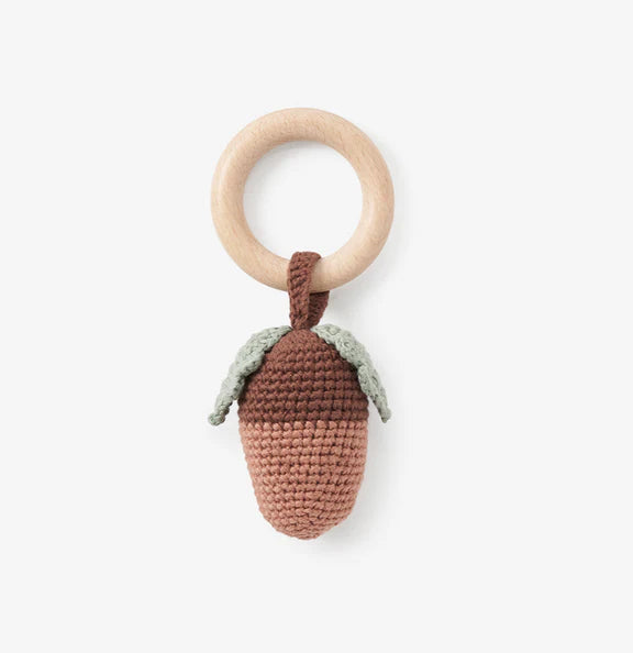 Acorn Rattle Toy 6"