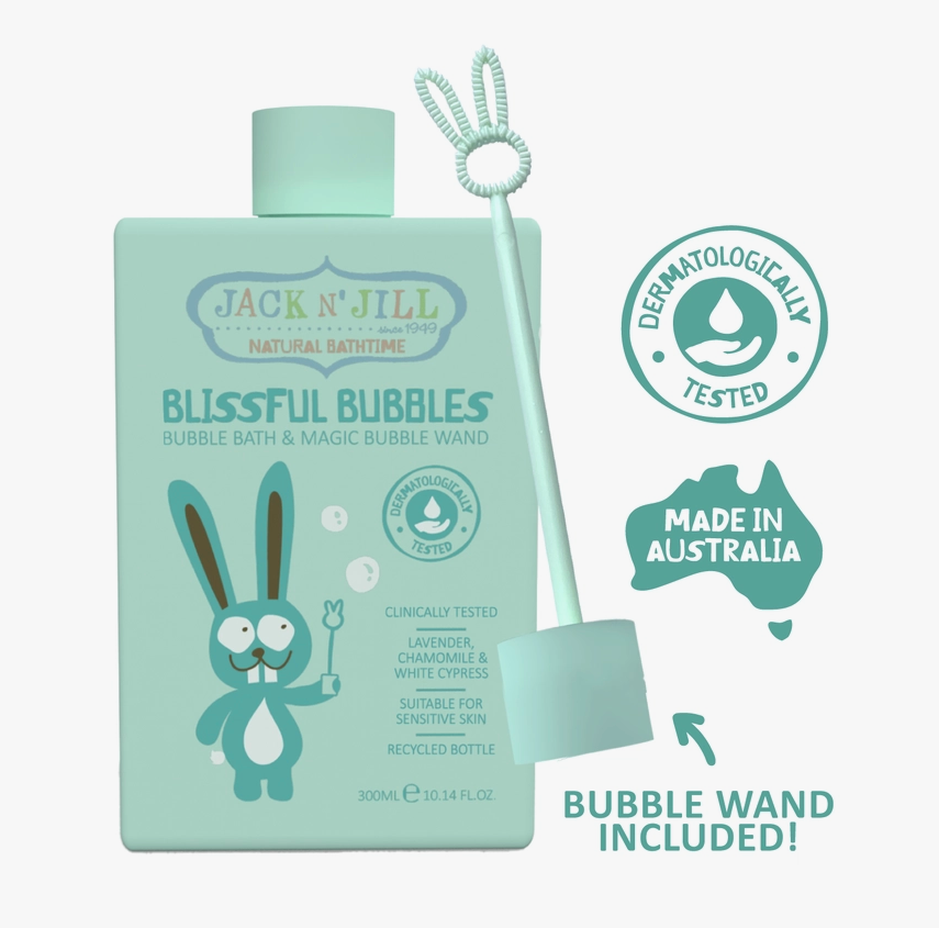 Jack N' Jill Natural Bubble Bath with Bubble Wand (300mL)