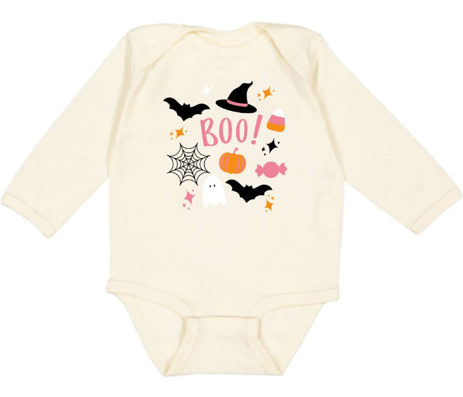 Halloween Long Sleeve Baby Bodysuit