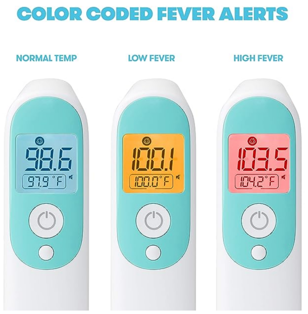 FridaBaby 3-in-1 Ear, Forehead + Touchless Infrared Thermometer