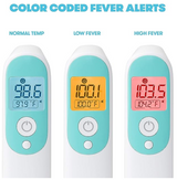 FridaBaby 3-in-1 Ear, Forehead + Touchless Infrared Thermometer