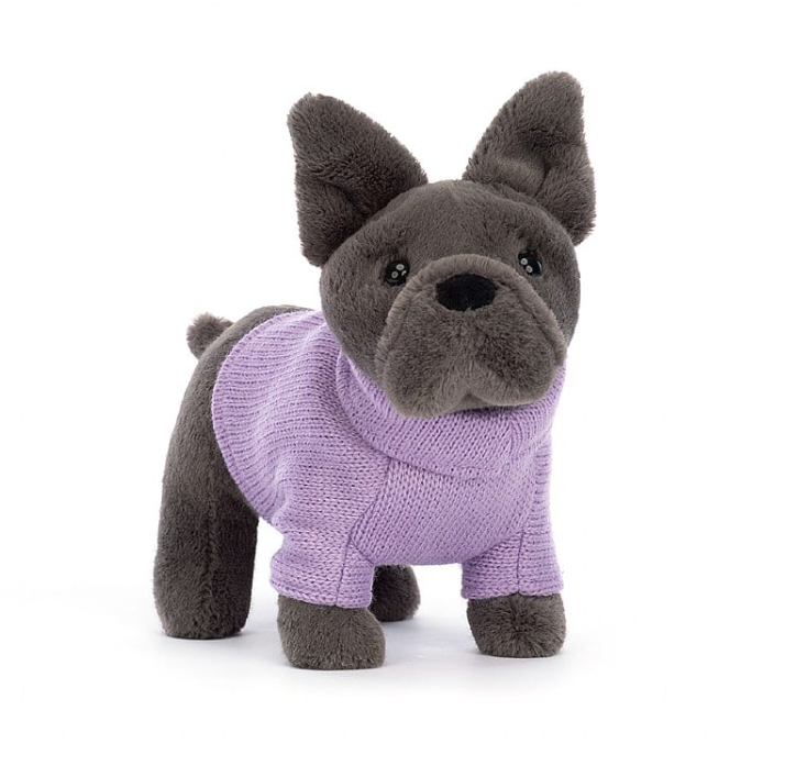 Jellycat Sweater French Bulldog Purple