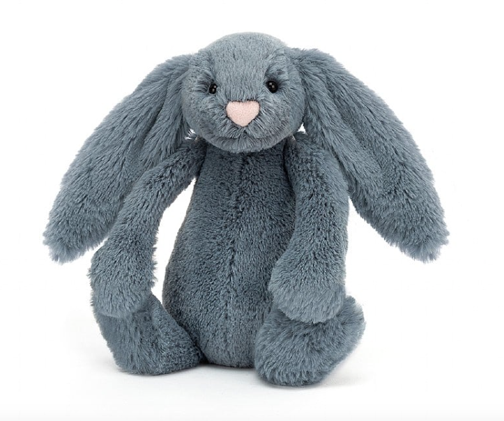 Jellycat Bashful Dusky Blue Bunny Small