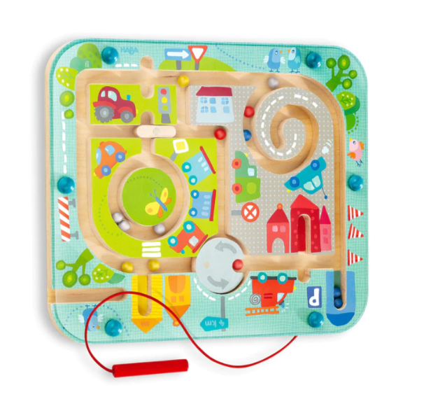 Town Maze Magnetic Game