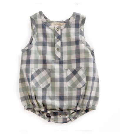 Pocket One-Piece Checkmate Ink / Sage