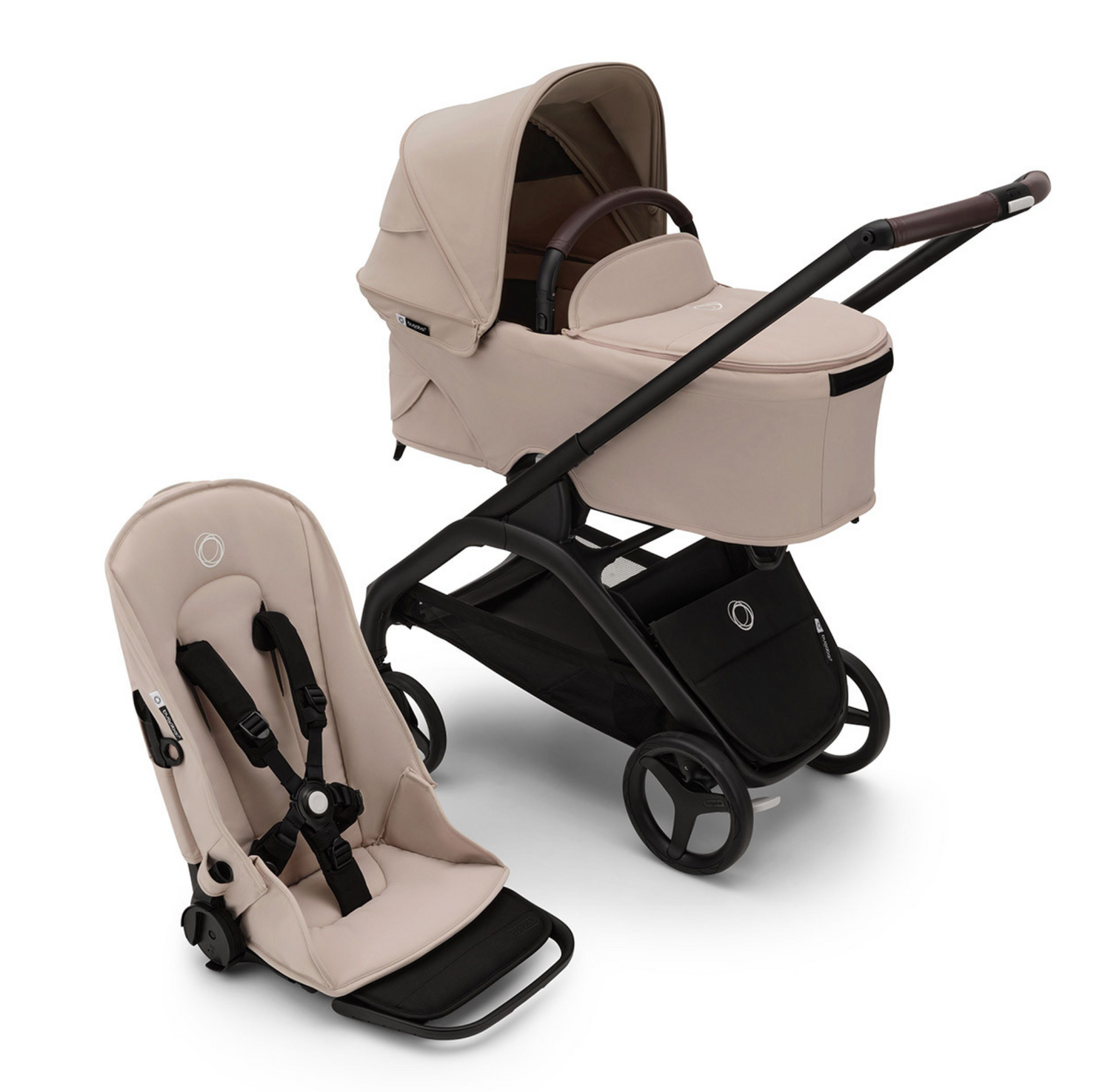 bugaboo gecko stroller Bugaboo Dragonfly Complete Stroller (Bassinet + Seat) – Tadpole