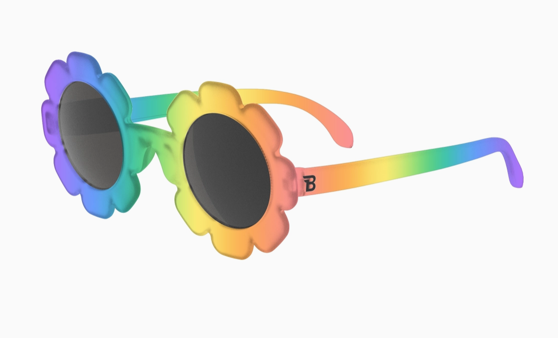 Baby Sunglasses Original Flower: Flower Power | Smoke Lenses