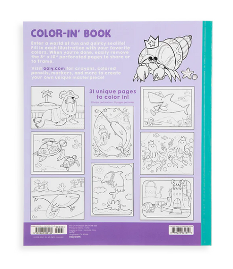 Color-in' Book: Outrageous Ocean