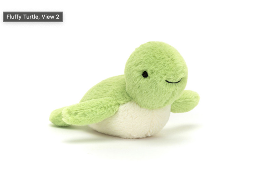 Jellycat Fluffy Turtle
