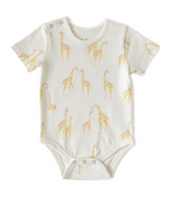 Pehr Short-Sleeve Snap Button Onesie