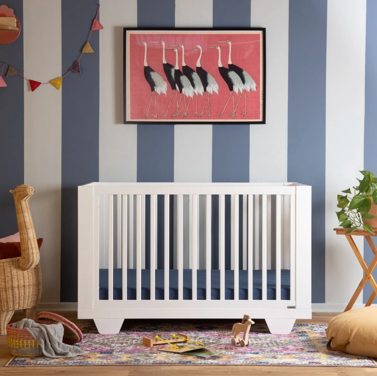 Spirit 8-in-1 Convertible Crib (with wheels)