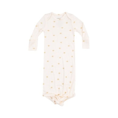 Simple Suns knotted baby gown, soft and breathable with easy-on, easy-off design
