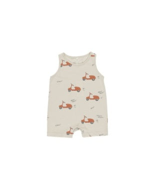  Lightweight sleeveless one-piece, breathable and comfortable, perfect for babies in summer

