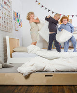 Sparrow trundle bed for extra sleeping space, designed to fit under Sparrow beds
